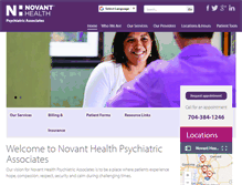 Tablet Screenshot of nhpsychiatricassociates.org